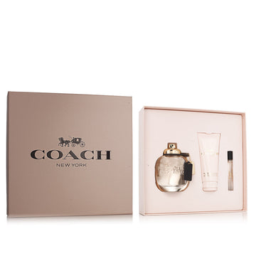 Set de Parfum Femme Coach New York EDP 3 Pièces