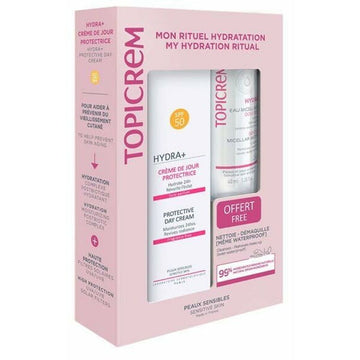 Cosmetic Set Topicrem Crema Día Protectora Lote 2 Pieces