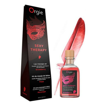 Trousse de relaxation pour massage Orgie Fraise 2 Pièces