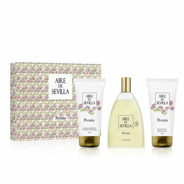 Set de Parfum Femme Aire Sevilla Aire de Sevilla Peonía 3 Pièces (3 pcs)