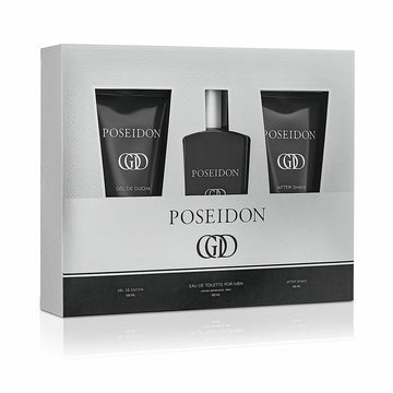 Set de Parfum Homme Poseidon EDT God 3 Pièces