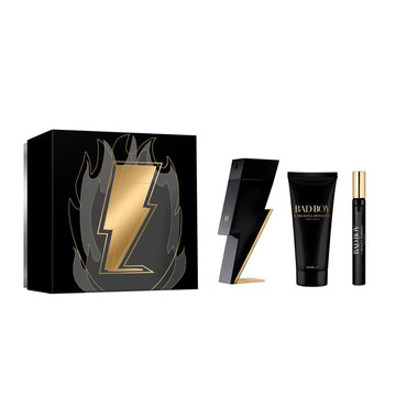 Set de Parfum Homme Carolina Herrera EDT Bad Boy 3 Pièces