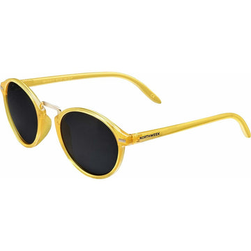 Lunettes de soleil Unisexe Northweek Vesca Shine Ø 47 mm Noir Jaune