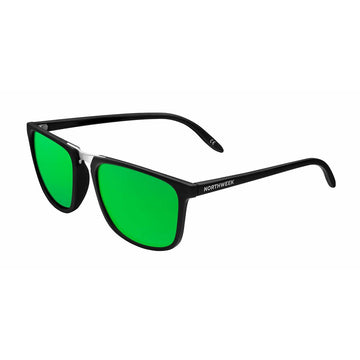 Lunettes de soleil Unisexe Northweek Shelter Matte Ø 47 mm Vert Noir