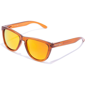 Lunettes de soleil Unisexe Hawkers One Raw Polarisées Ø 55,7 mm Rose Transparent