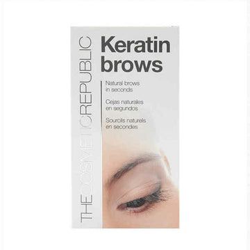 Traitement pour les sourcils The Cosmetic Republic Keratin Kit Chatain foncé