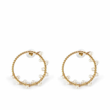 Ladies' Earrings Shabama Shima Brass gold-plated 4 cm