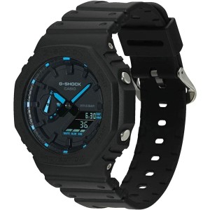 Men's Watch Casio G-Shock OAK - NEON BLUE INDEX Black (Ø 45 mm)