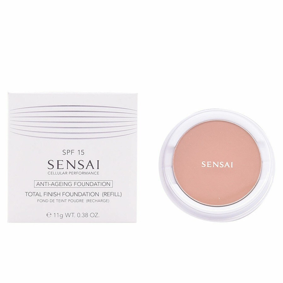 Maquillage compact Kanebo Sensai Cellular Performance Total Finish Nº 25 Tf25-Topaz Beige Spf 10 Spf 15 30 ml 11 g