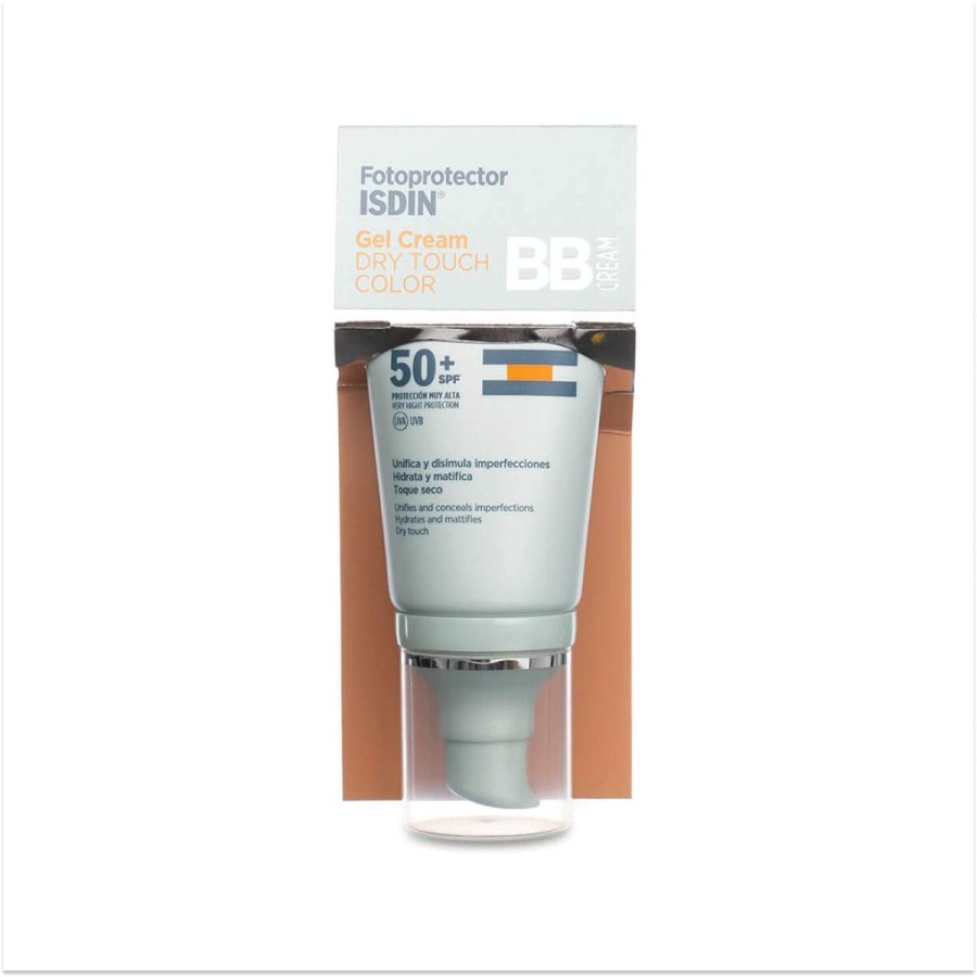 Hydrating Cream with Colour Isdin Fotoprotector Spf 50+ 50 ml Gel