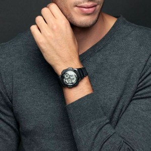 Men's Watch Casio AE-1000W-1AVEF Black Grey Digital Quartz Sporting