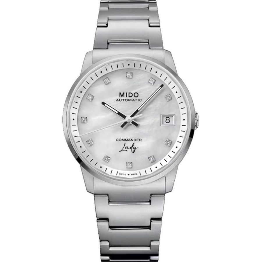 Men's Watch Mido COMMANDER LADY Silver