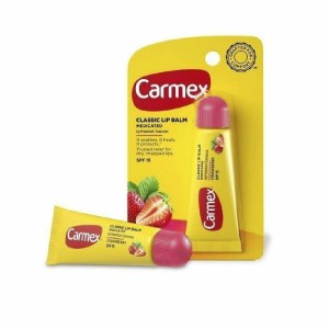 Baume à lèvres hydratant Carmex Carmex Strawberry Jaune Rouge
