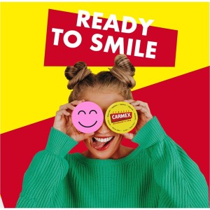 Baume à lèvres hydratant Carmex Carmex Strawberry Jaune Rouge