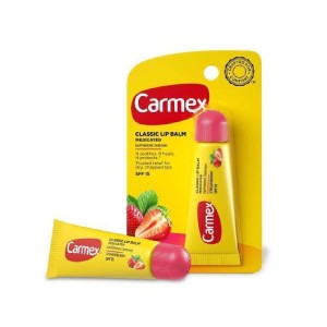 Baume à lèvres hydratant Carmex Carmex Strawberry Jaune Rouge