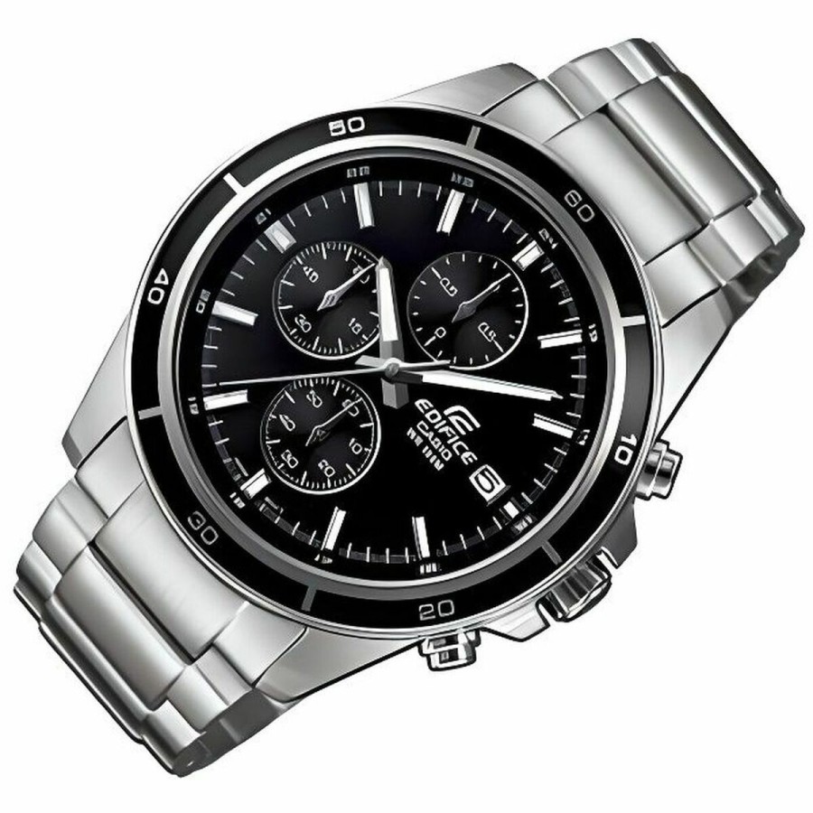 Men's Watch Casio EFR-526D-1AVUEF Black Silver