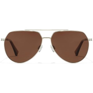 Unisex Sunglasses Hawkers Shadow Polarised ø 60 mm Golden Silver Rose gold