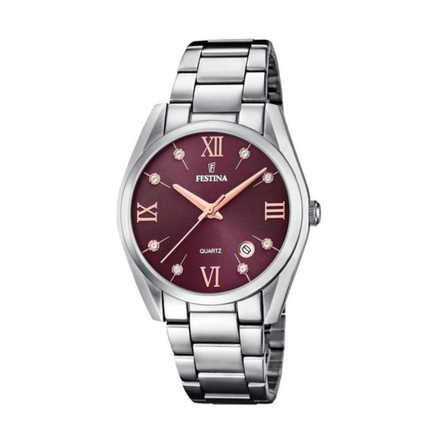 Montre Homme Festina F16790/E Marron Argenté Ø 37 mm