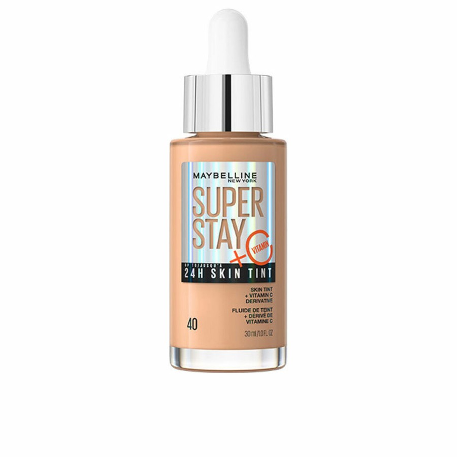 Liquid Make Up Base Maybelline Super Stay Skin Tint Nº 40 30 ml Vitamin C