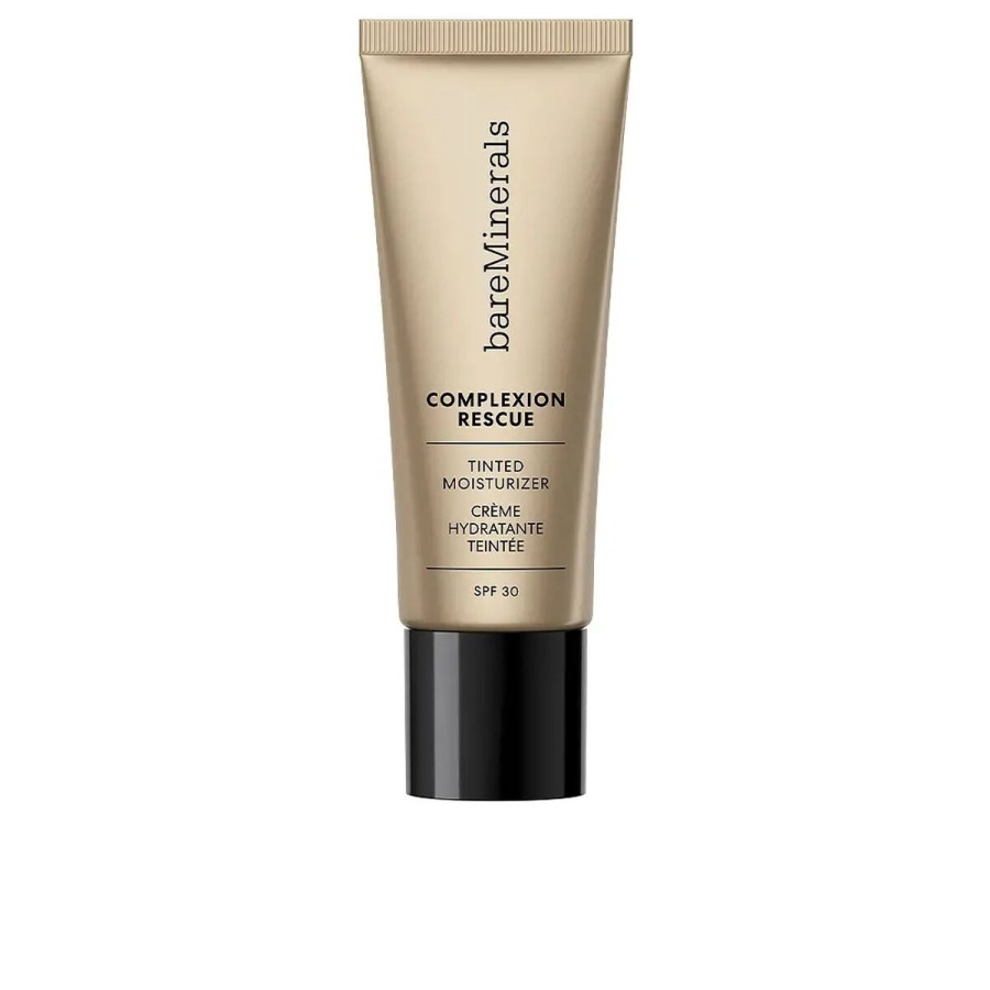 Hydrating Cream with Colour bareMinerals Complexion Rescue chestnut Nº 09-Chestnut Spf 30 35 ml