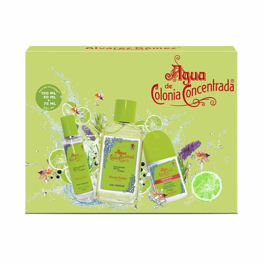 Set de Parfum Unisexe Alvarez Gomez AGUA DE COLONIA EDC 3 Pièces