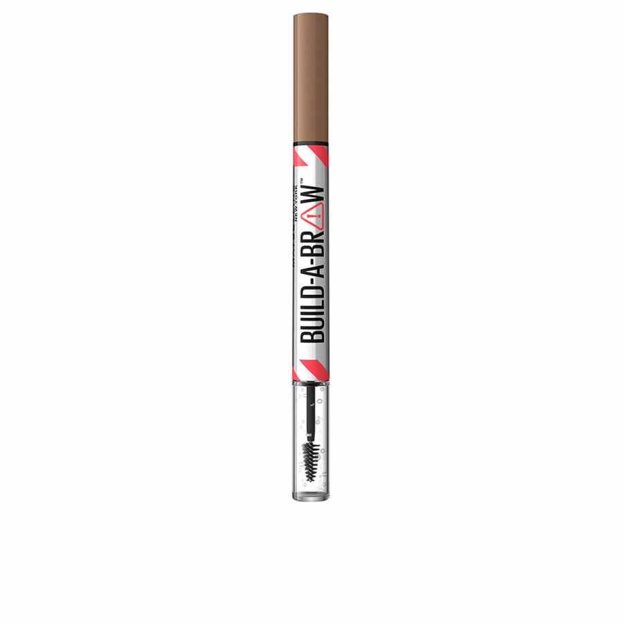 Eyebrow Pencil Maybelline Build A Brow Nº 02 Soft Brown Nº 255-Soft Brown 15,3 ml 2-in-1