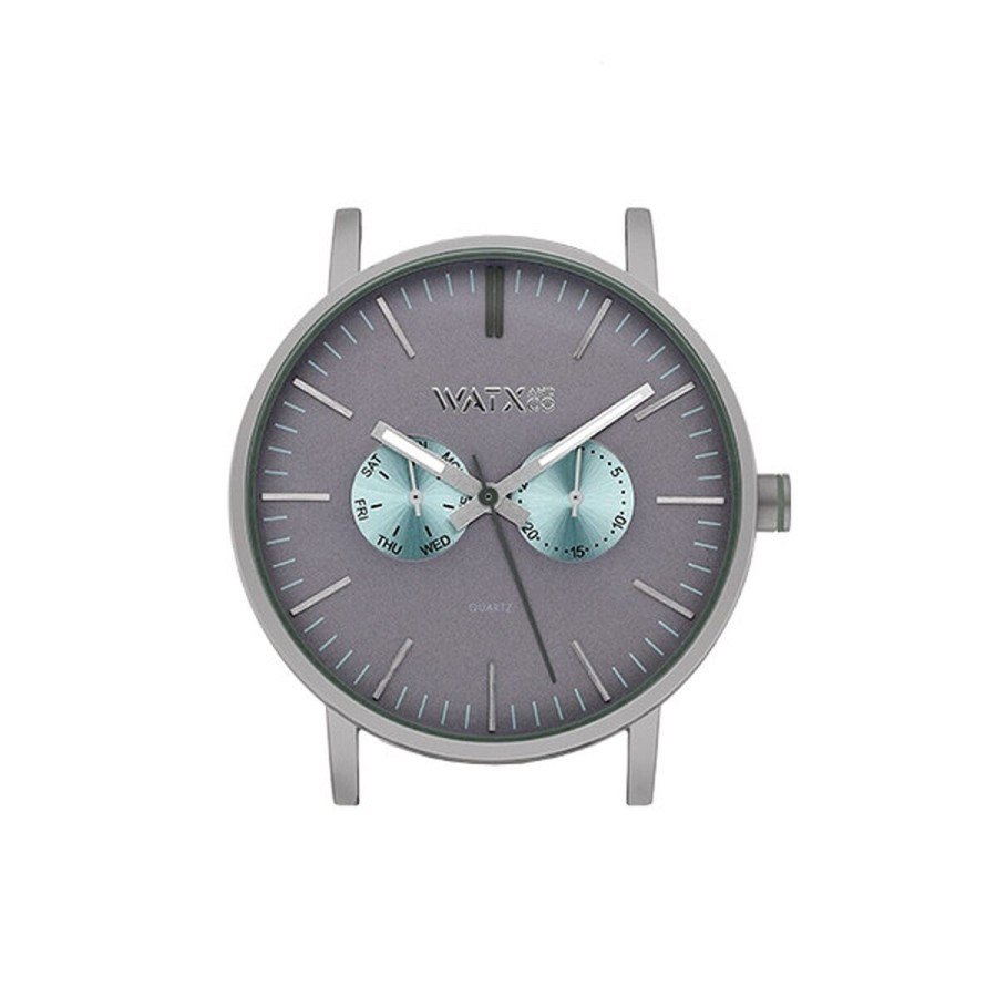 Montre Unisexe Watx & Colors WXCA2734  Gris Argenté (Ø 44 mm)
