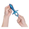 Anal plug B-Vibe Blue (7,6 cm)