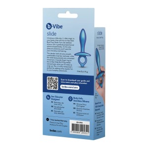 Plug Anal B-Vibe Bleu (7,6 cm)