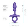 Plug Anal B-Vibe Violet (7,6 cm)