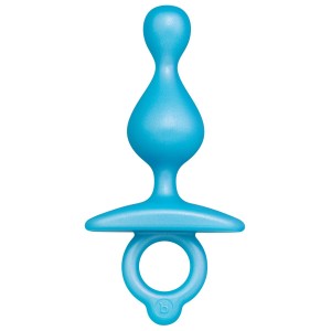 Anal plug B-Vibe Blue (7,6 cm)