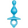 Anal plug B-Vibe Blue (7,6 cm)