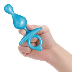 Anal plug B-Vibe Blue (7,6 cm)