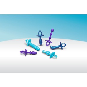 Anal plug B-Vibe Blue (10,5 cm)