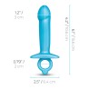 Anal plug B-Vibe Blue (10,5 cm)