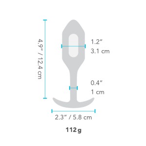 Anal plug B-Vibe Vibrating Black