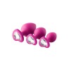 Plug Anal Dream Toys Flirts Rose 3 Pièces