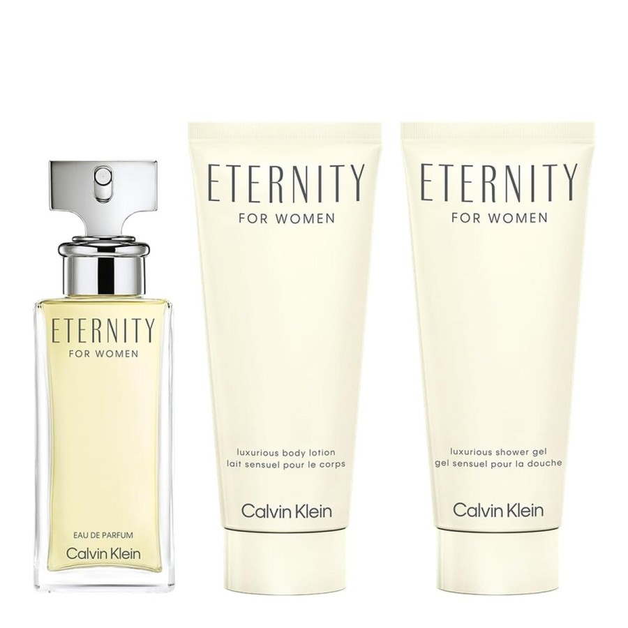 Women's Perfume Set Calvin Klein Eternity for Women 3 Pieces