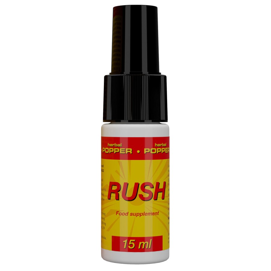Popper à vaporiser Cobeco Rush Herbal 15 ml