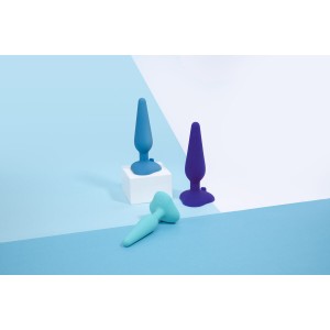 Gplug Small Neon Rose B-Vibe Blue (10 cm) (12 cm)