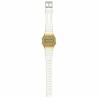 Montre Unisexe Casio VINTAGE COLLECTION - TRANSPARENT BAND - GOLD