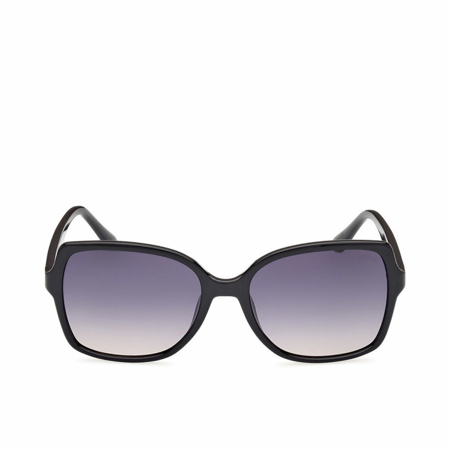 Ladies' Sunglasses Guess GU00100 Black Ø 55 mm