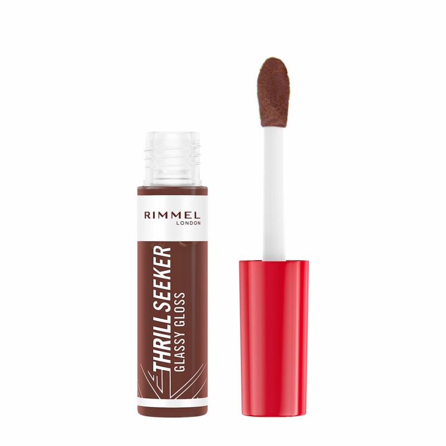 Brillant à lèvres Rimmel London THRILL SEEKER Nº 800-Chocolate Glaze 10 ml