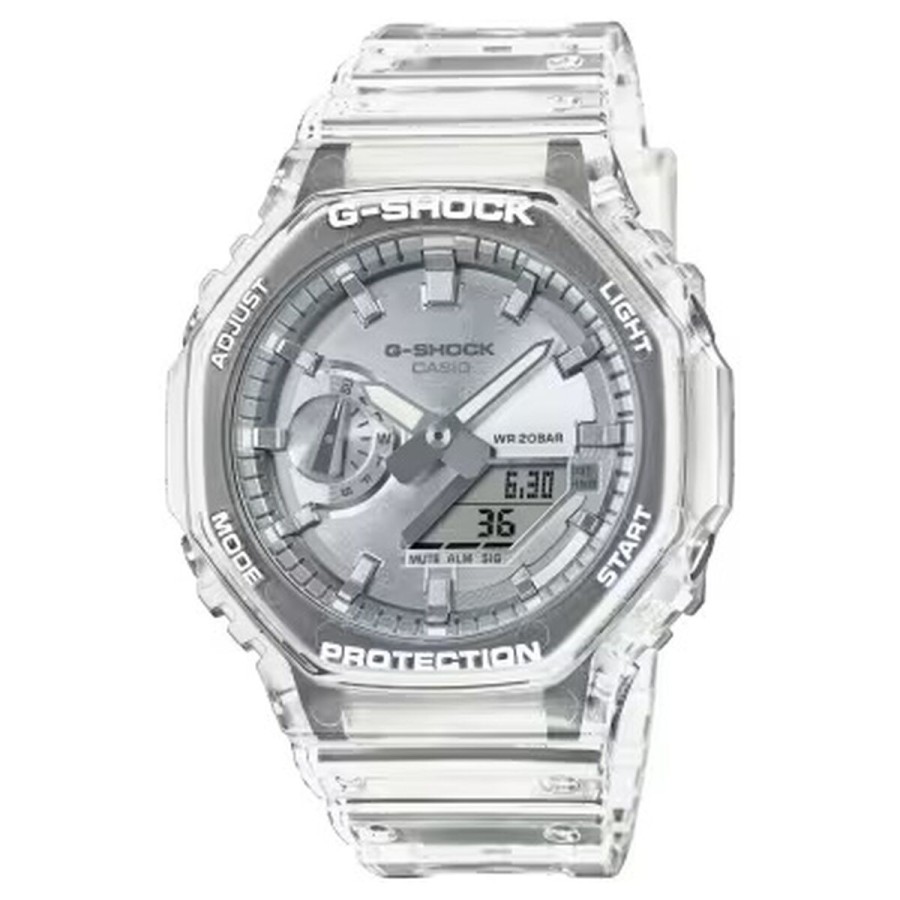 Men's Watch Casio G-Shock BRIGHT METALLIC - SILVER (Ø 44,5 mm)