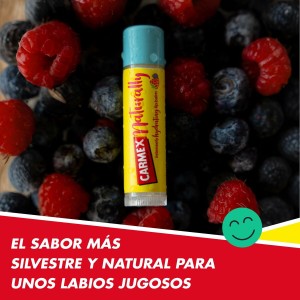 Baume hydratant Carmex Hi Anti-Age Transparent Fruits rouges Stick Volumateur pour lèvres