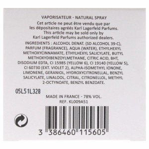 Parfum Femme Karl Lagerfeld Karl Paris 21 Rue Saint-Guillaume