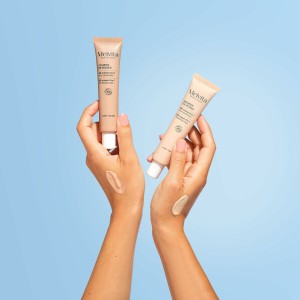 Hydrating Cream with Colour Melvita SOURCE DE ROSES Golden 40 ml