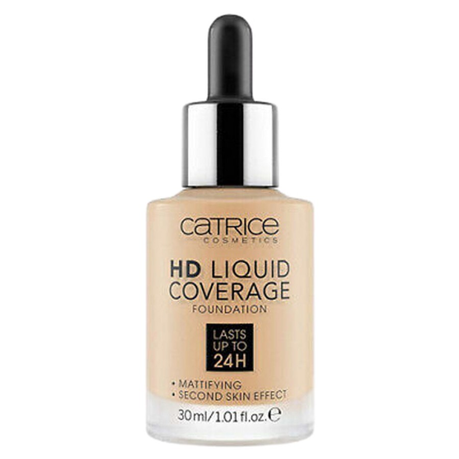 Liquid Make Up Base Catrice HD Liquid Coverage Nº 032 Nude beige Nº 032-Nude Beige 30 ml