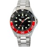 Montre Homme Q&Q GENT DIVER BLACK & RED
