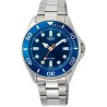 Montre Homme Q&Q GENT DIVER BLUE (Ø 41 mm)